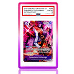Halo Guard PSA slab protector Cosmic Grape front view on card