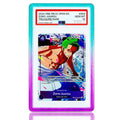 Halo Guard PSA slab protector Galaxy Fade front view on card