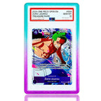 Halo Guard PSA slab protector Galaxy Fade front view on card