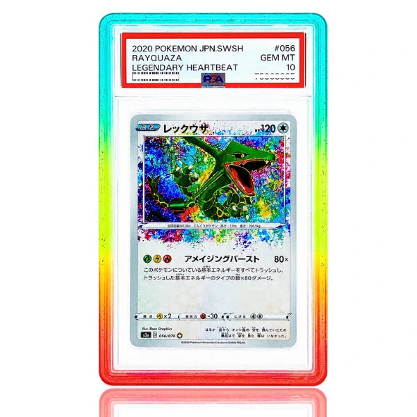 Halo Guard PSA slab protector Tropical Pulse front view on card
